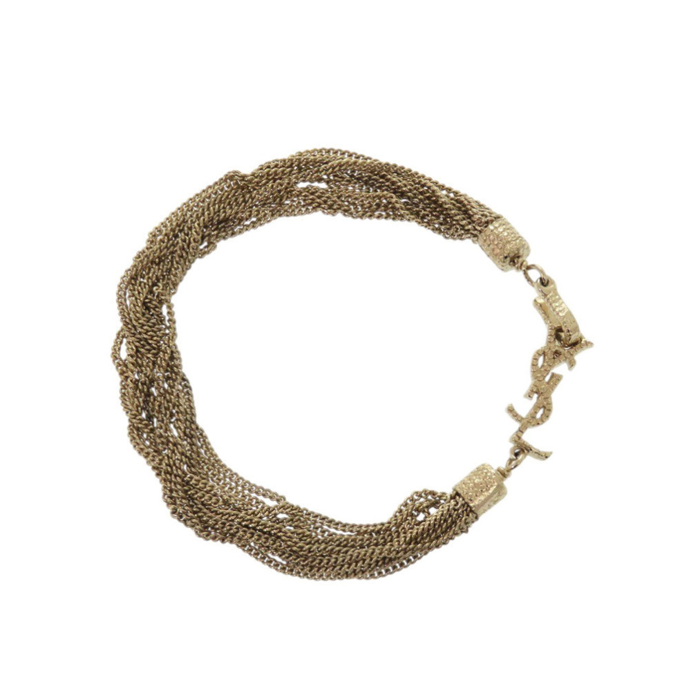 YVES SAINT LAURENT Gold Charm Bracelet